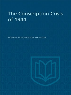 cover image of The Conscription Crisis of 1944